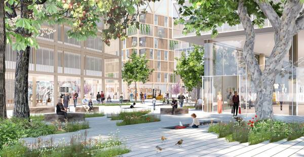 Siegerentwurf im Postareal Bblingen von Gutirrez  De la Fuente Arquitectos (Madrid) mit UTA Architekten und Stadtplaner (Stuttgart)