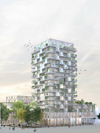 Siegerentwurf im Postareal Bblingen von Gutirrez  De la Fuente Arquitectos (Madrid) mit UTA Architekten und Stadtplaner (Stuttgart)