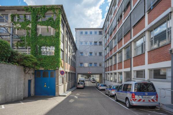 Das f�r ein neues, integriertes Quartier freiwerdende Werksgel�nde der EnBW am St�ckach im Stuttgarter Osten