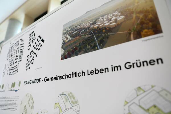 Wettbewerbsentwurf zum Projekt Hangweide in Kernen im Remstal