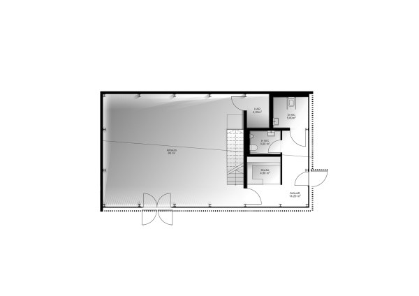 Gemeinschaftshaus von furoris X art im Erzgebirge