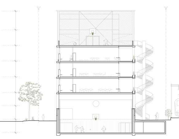 1. Rang, 1. Preis: B�ro Konstrukt (Luzern), Querschnitt