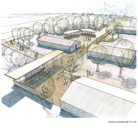 1. Preis: SPP Sturm Peter + Partner, TRR Landschaftsarchitekten Ritz und Liemann und Bro Mller-Rieger (alle Mnchen)