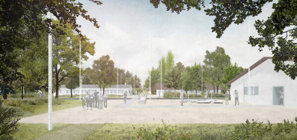 Anerkennung: Georg Scheel Wetzel Architekten, Sinai Landschaftsarchitekten  und merz merz (alle Berlin)