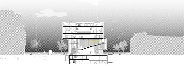 3. Preis: 2BA Architekten mit Jo Carle Architekten und Buero BB (alle Stuttgart)