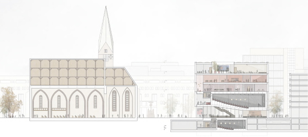 Anerkennung: Riehle+Assoziierte (Stuttgart) mit Carmody Groarke (London)