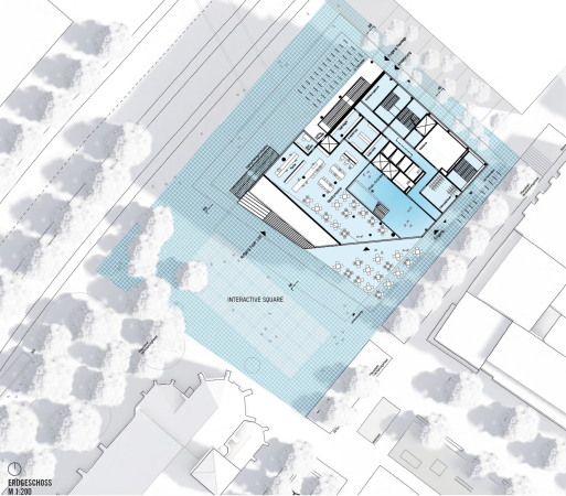 1. Preis: Delugan Meissl Associated Architects (Wien) mit Wenzel+Wenzel (Karlsruhe)