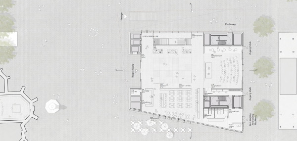 Anerkennung: Riehle+Assoziierte (Stuttgart) mit Carmody Groarke (London)