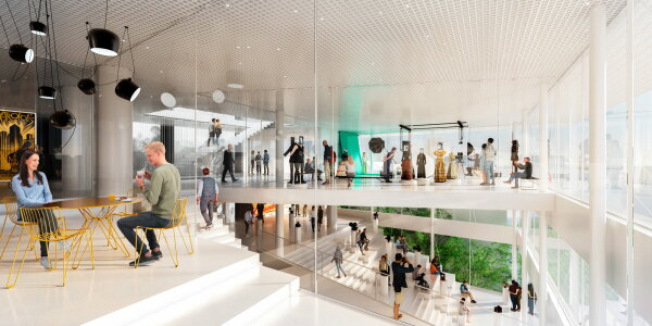 1. Preis: Delugan Meissl Associated Architects (Wien) mit Wenzel+Wenzel (Karlsruhe)