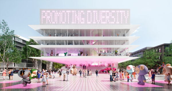 1. Preis: Delugan Meissl Associated Architects (Wien) mit Wenzel+Wenzel (Karlsruhe)