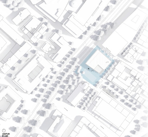 1. Preis: Delugan Meissl Associated Architects (Wien) mit Wenzel+Wenzel (Karlsruhe)