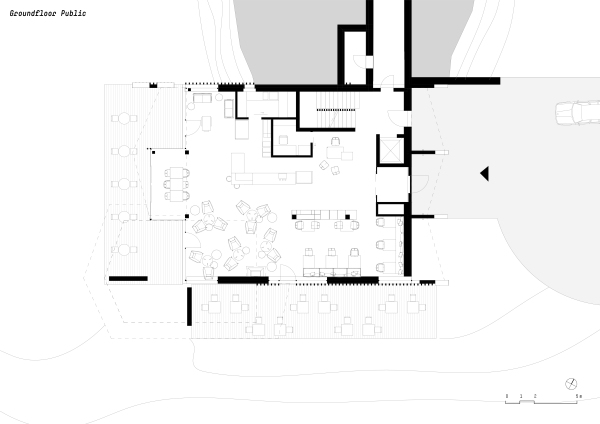 Grundriss Erdgeschoss Wellnessgeb�ude