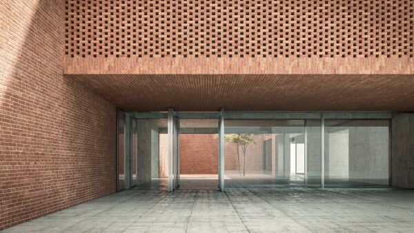 1. Preis: Burger Rudacs Architekten (Mnchen) mit Wamsler Rohloff Wirzmller FreiRaumArchitekten (Regensburg): Eingang