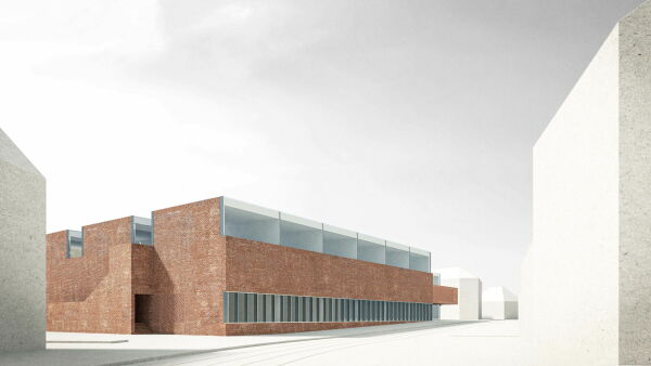 1. Preis: Burger Rudacs Architekten (M�nchen) mit Wamsler Rohloff Wirzm�ller FreiRaumArchitekten (Regensburg): Blick von der Seebener Stra�e