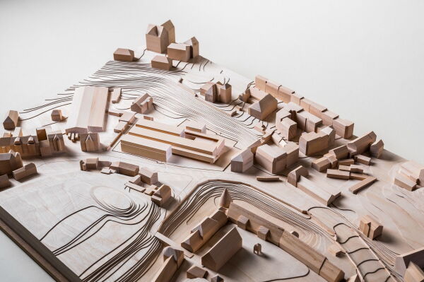 1. Preis: Burger Rudacs Architekten (M�nchen) mit Wamsler Rohloff Wirzm�ller FreiRaumArchitekten (Regensburg): Modell