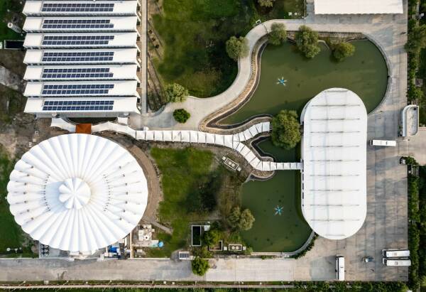 Industrieareal von Studio Saar in Indien