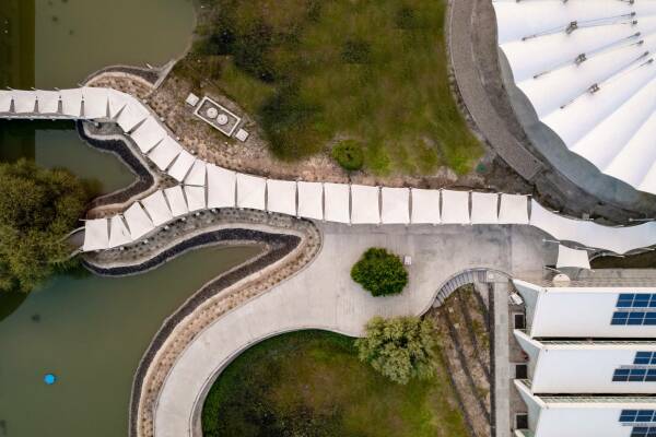 Industrieareal von Studio Saar in Indien