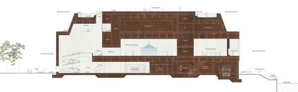 1. Preis: Lundgaard & Tranberg Arkitekter (Kopenhagen) mit Wuttke und Ringhof (Kopenhagen), Buro Happold (separate Niederlassung), und Marianne Levinsen Landskab (Kopenhagen)