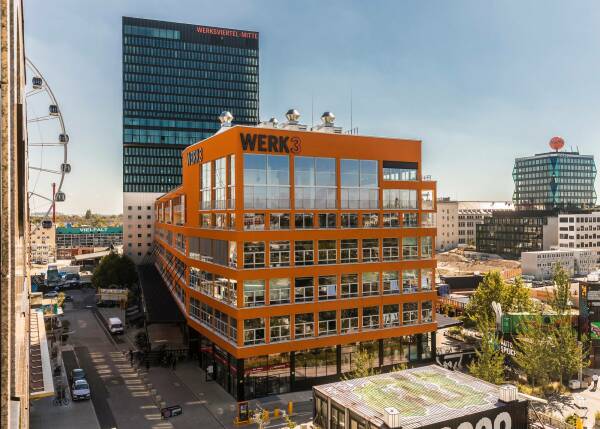 Kategorie Besondere Bauten: Auszeichnung Werksviertel Mitte in Mnchen von steidle architekten, Hild und K, MVRDV, N-V-O Nuyken von Oefele Architekten fr OTEC