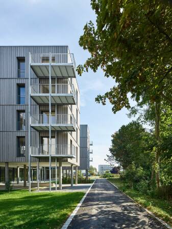 Kategorie Wohnungsbau: Auszeichnung Gut Aufgestellt! in Ulm von StudioVlayStreeruwitz fr die NUWOG Wohnungsgesellschaft der Stadt Neu-Ulm