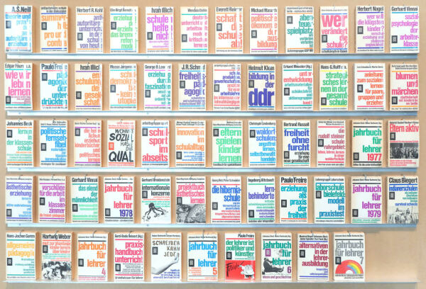 Ausstellungsansicht Bildungsschock im Haus der Kulturen der Welt, Berlin, 2021