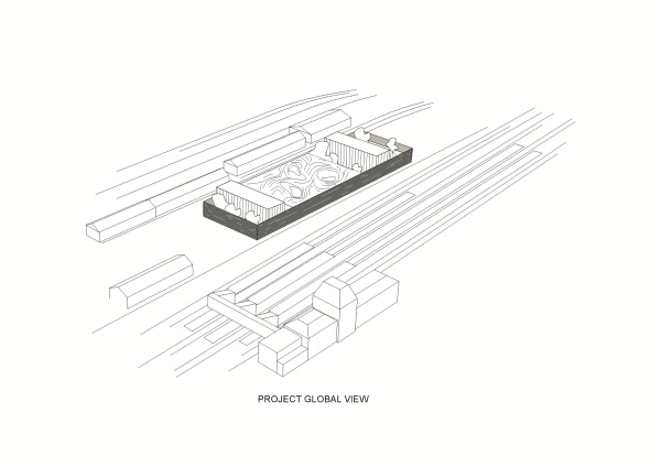 Eisenbahnbetriebszentrum von Scape Architecture bei Paris