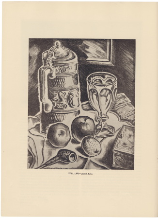 Artikel und Zeichnungen Louis Kahns im T-Square Club Journal, Mai 1931