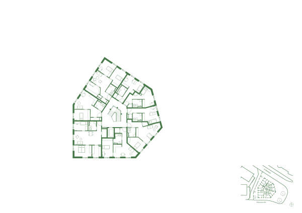 Grundriss 3. Obergeschoss