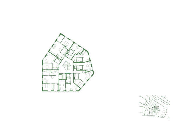 Grundriss 2. Obergeschoss