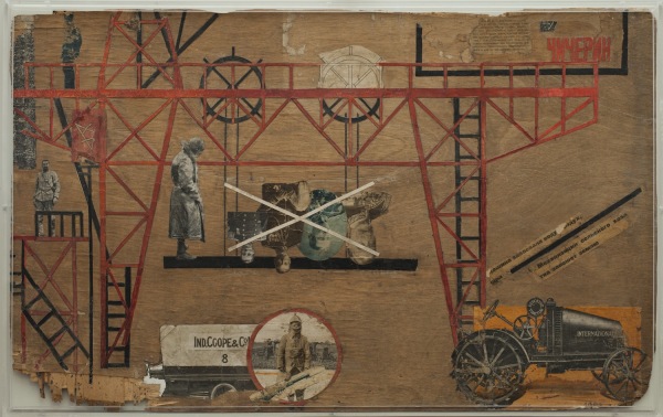 Ljubow S. Popowa: „Stage Device for the Set of Earth in Turmoil“, Regie: Wsewolod Meyerhold, 1923.