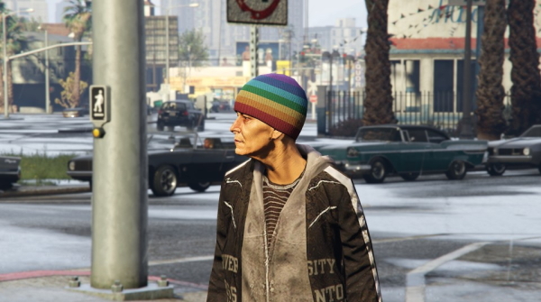 „Down and Out in Los Santos“, Dokumentation mit spielinterner Kamera aus demVideospiel „Grand Theft Auto V“ vom Künstler Alan Butler, 2015–heute