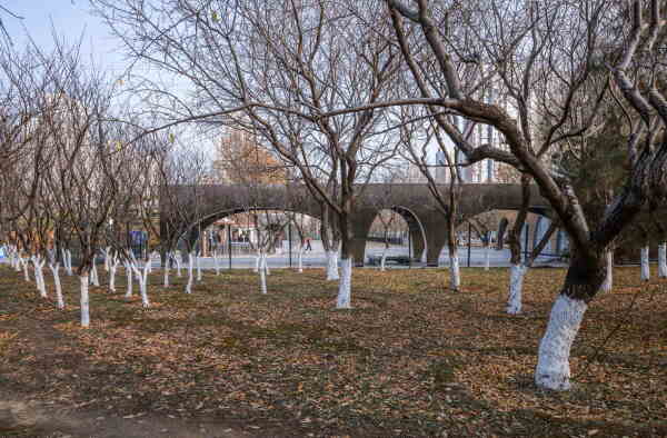 Parkumkleiden fr Sporttreibende in Peking von TEMP