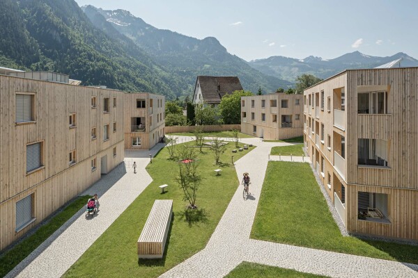 Wohnsiedlung in Bludenz, Österreich, 2019, Architektur: feld72
