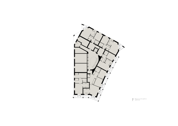 Erdgeschoss, Wilmott Court