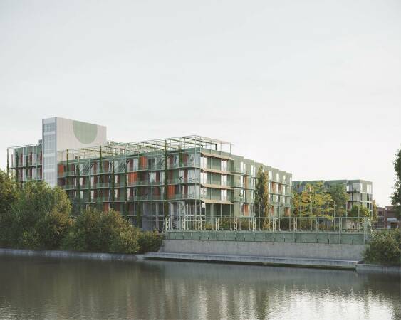 2. Platz: SMAQ Architektur und Stadt, Blick Wohnen am Wasser