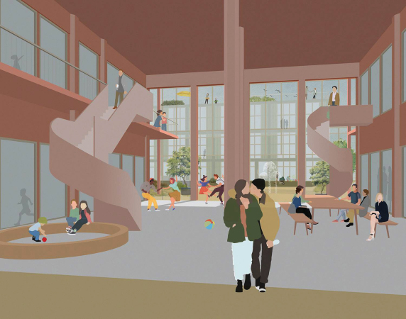 1. Preis: NL Architects, Halle