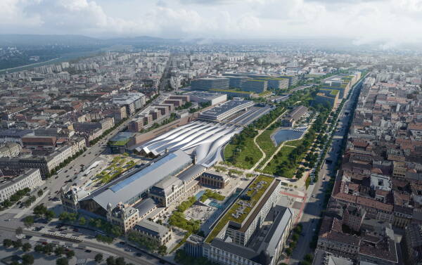 3. Preis: Zaha Hadid Architects (London), Finta St�di� (Budaptest), Buro Happold (Berlin), ABUD (Budapest), Land (Mailand)