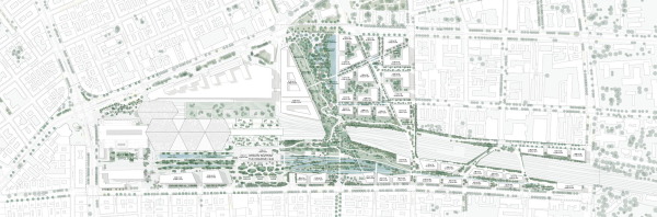 Ankauf: Kengo Kuma & Associates (Tokio), M-Teampannon (Budapest). Masterplan