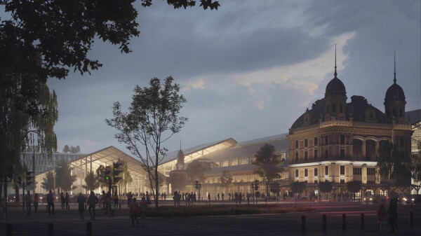 Ankauf: Kengo Kuma & Associates (Tokio), M-Teampannon (Budapest)