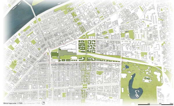 ein 2. Preis: Albert Wimmer (Wien) mit Yewo Landscapes (Wien). Lageplan