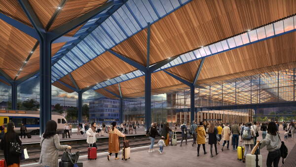 1. Preis: Grimshaw (London) mit Nautes Architects (Budapest), Vogt Landschaftsarchitekten (Zrich)