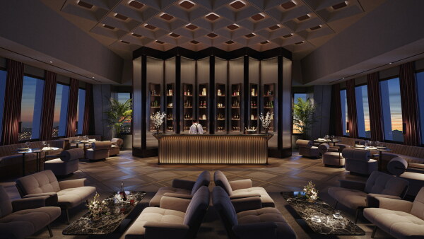 Geplante Sanierung des Transamerica Pyramid Center: Bar auf der obersten Ebene