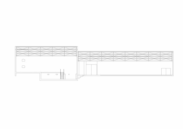 Stallgeb�ude Schnitt 1