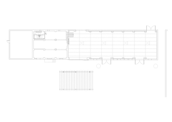 Stallgeb�ude Grundriss EG