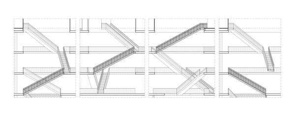 Schnitte Treppenhaus