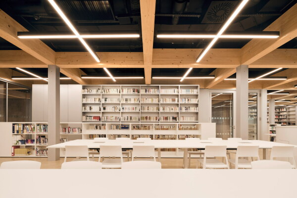 Mensa und Mediathek von wulf architekten in Darmstadt