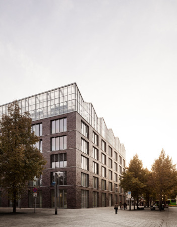 Nominiert in der Kategorie Symbolik: Verwaltungsgebude mit Gewchshaus in Oberhausen von Kuehn Malvezzi, (Berlin)