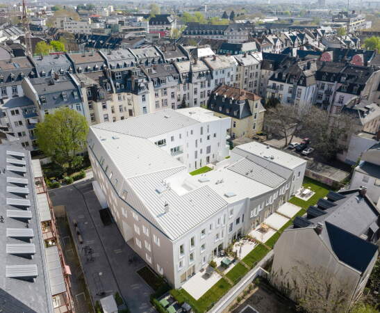 Kategorie Intelligente Nachverdichtung  1. Platz: Hof im Hof, Frankfurt a.M. Meixner Schlter Wendt, ABG Frankfurt Holding GmbH