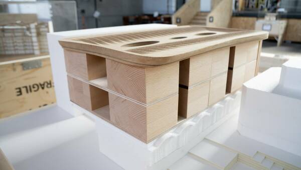 Team Sweden aus Gteborg in Schweden: Sanierung und Aufstockung eines Supermarkts in Gteborg; Modellfoto