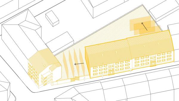 Bauaufgabe 1: Sanierung und Erweiterung in Hchsten, an der Ludwigstrae in Wuppertal